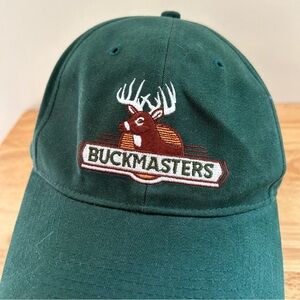 Vintage Buckmasters Hunter Green Deer SnapBack‎ Adjustable Hat